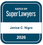Rated By Super Lawyers | Janice C. Nigro | 2026